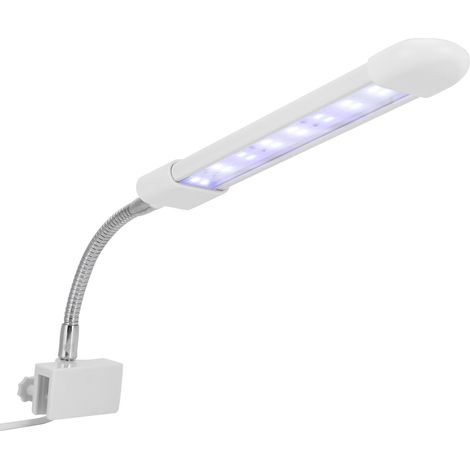 Lampe à pince pour aquarium avec lumière blanche et bleue, 50 Hz (1/5)