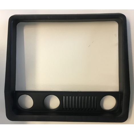 Telaio frontale in PVC nero