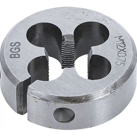Filiere m12 x 0.75 x 38 metrique pas standard de 12 x 075 cage de 38.1 mm