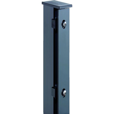 JERRY Pfosten anth, Flacheisen f. 203 cm Zaun, RR6/4 x 260 cm