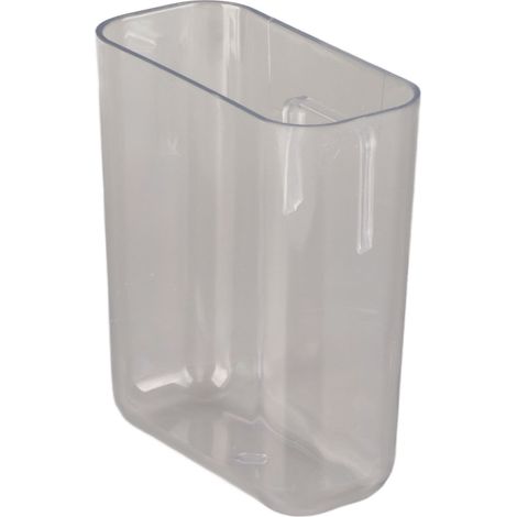 Bac de rangement adhésif transparent en plastique, support mural flottant, organisateur de bureau pour chambre et salle de bain. (1/5)