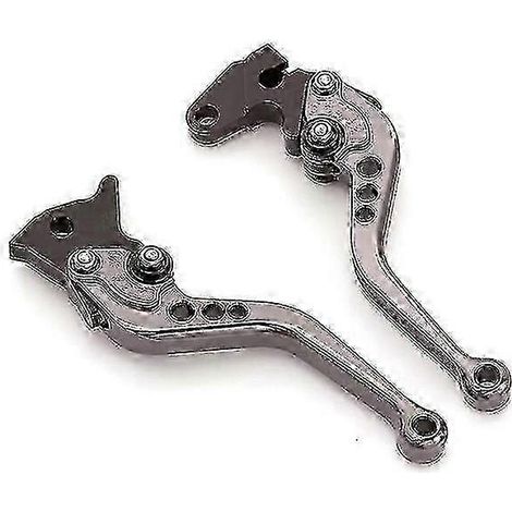 Leviers de frein et d'embrayage 3D uniques pour moto Honda CBR900RR CBR900RR 1993-1999, accessoires de poignée de frein pour moto (gris court) (1/5)
