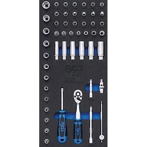 Bgs Juego Profesional 50 piezas cromado duradero