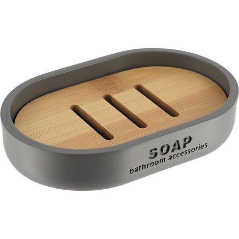 Portasapone da bagno Loudis grigio (1/2)