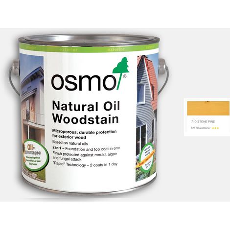 Osmo Natural Oil Woodstain - Stone Pine - 125ml