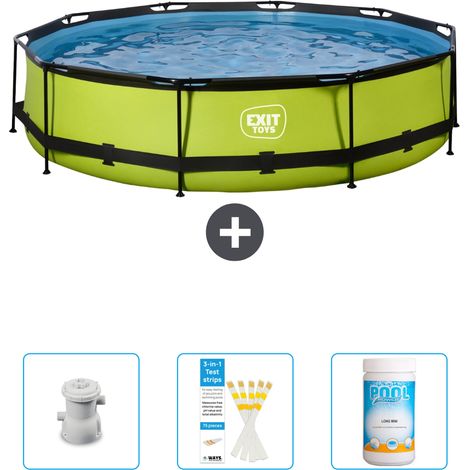 Exit Pool Rund - 360x76 cm - 4-teilig SCB85 (1/4)