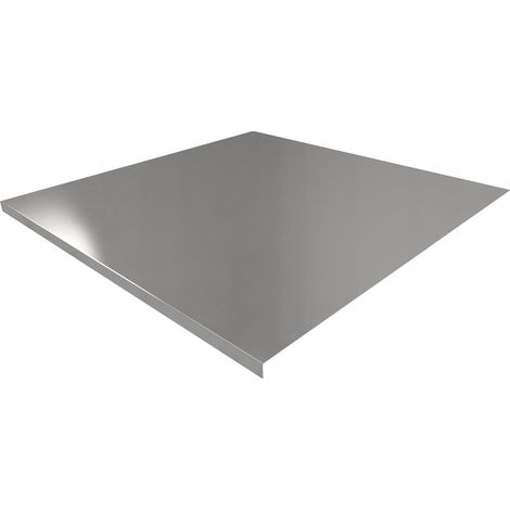 Tagliere da cucina in acciaio inox resistente agli acidi 40 x 40 cm (1/2)