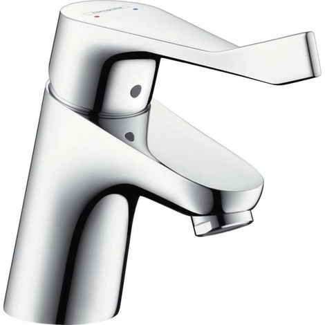 hansgrohe Focus Waschtischmischer, extra langer Griff, (1/3)