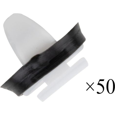 Lot de 50 clips de garniture de porte de voiture - Ensemble de supports, panneau latéral extérieur, pare-chocs pour F-i-a-t Ducato NOV30 856543 71728806 (1/5)