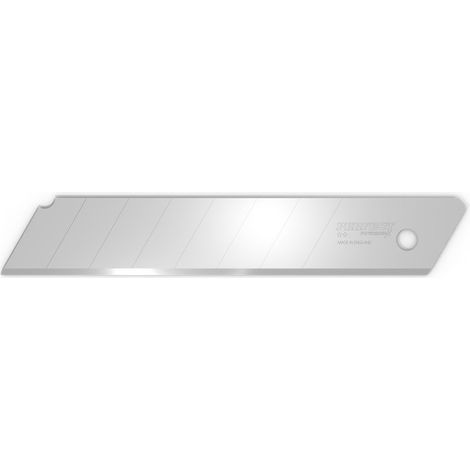 Cuchilla de corte Stalco Powermax de 18 mm, color plata (10 unidades). Perfecta S-67465