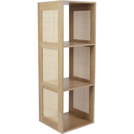 Étagère Modulable 3 Cases "Bali" 99cm Marron (1/5)