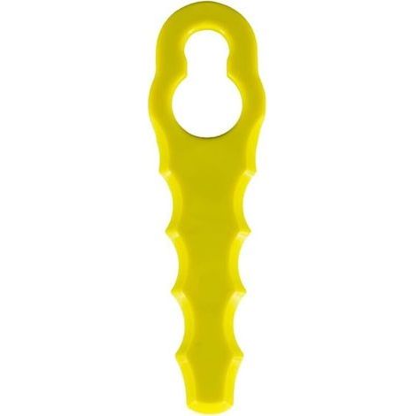 Packung mit 50 Ersatzklingen, kompatibel mit Ryobi Rasentrimmern, doppelt gezahnte Klingenköpfe RAC155, RAC157, RAC158 (1/4)