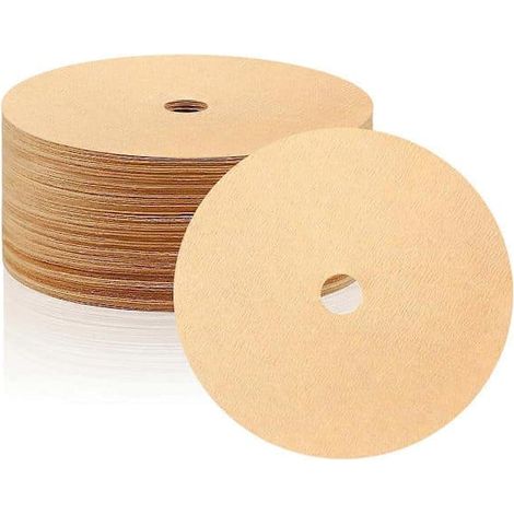 Filtres à café pour percolateur - 300 filtres à café ronds de 9,5 cm pour percolateur - Filtres jetables non blanchis (1/5)