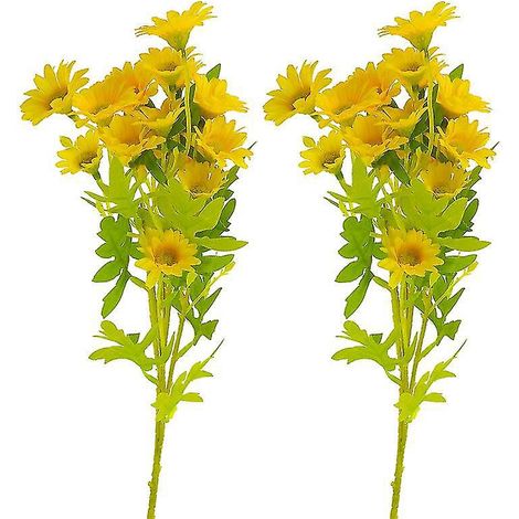 2 künstliche Gänseblümchen (1/3)