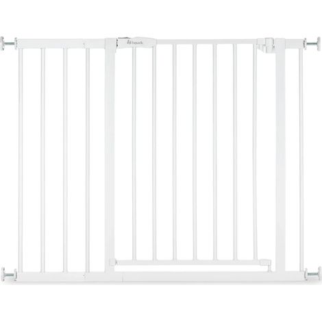 [NEUWERTIG] B-Ware Hauck Schutzgitter Treppengitter Türgitter Open N Stop 2 Set Verlängerung 21 Cm