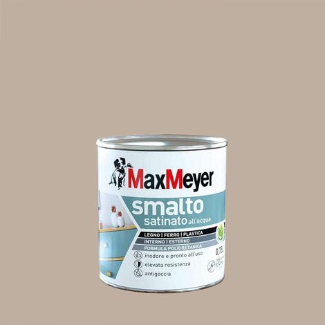 MaxMeyer Smalto Satinato Poliuretanico - Tortora - 0,75 l (1/2)