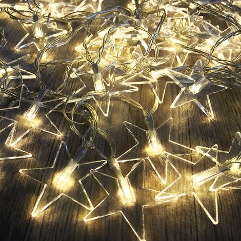 48er LED-Sternenkette Innen und Außen warmweiß-MLK012W (1/5)