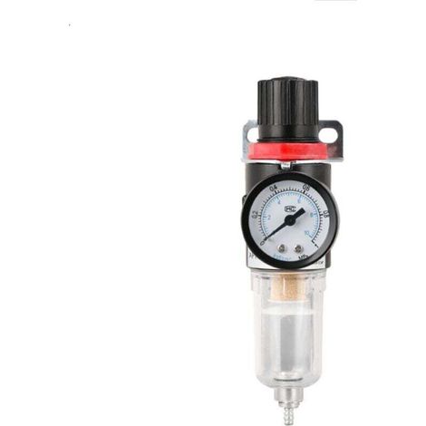 Filtre régulateur d'air comprimé Ulisem, régulateur d'humidité pour filtre à air, séparateur d'huile sous pression, piège à humidité, lubrificateur d'eau pour compresseur (G1/4) (1/4)
