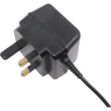 Alimentation enfichable 12V c.c., 250mA, 3W, UK, Non régulée ( Prix pour 1 )