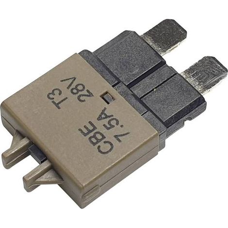 Hansor Circuit Breaker Standard, type 3, Manual Reset, 7,5A CBE3 Series 7.5A Interruttore automatico fusibile piatto st