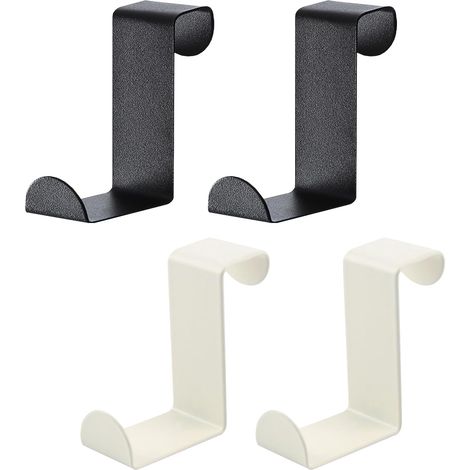 Lot de 4 crochets porte inox crochet torchon cuisine patère porte réversibles 2cm 4cm (1/5)