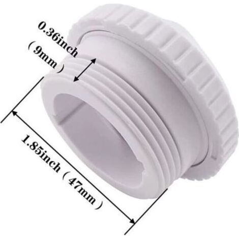 DBBEGK Lot de 3 buses de jet pour piscine, buse de massage spa rotative à 360°, connecteur de buse de retour d'eau remplaçable pour piscine, accessoires de piscine (1/3)