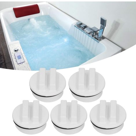 Set di 5 tappi invernali per piscine, tappi di ritorno filettati da 1 1/2" con O-ring per piscine e spa. (1/5)