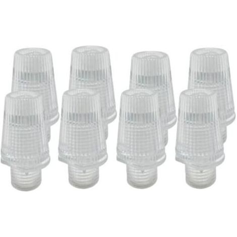 Pack de 8 Serre-câbles Presse-étoupes Transparent Fixation et Maintien des Câbles Électriques pour Douilles Soulagement de la Tension pour les Câbles Sécurité Fabrication Italienne (1/5)