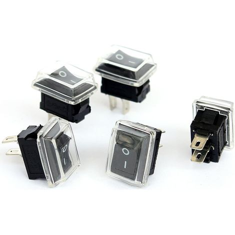 Minibarco basculante de 5 interruptores de 2 pines (1/5)