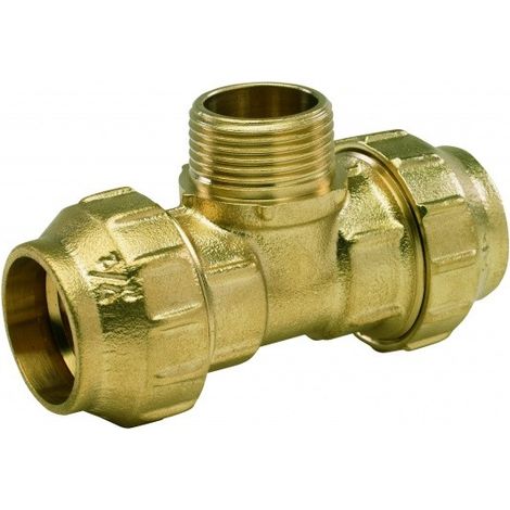 Te macho con tuerca exterior FITTINGS LATÓN - ARCO Medidas: Ø25mm x 3/4"