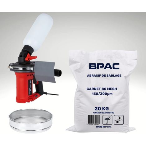 PACK BLSTR Sander + tamis + 20 Kg Garnet 80 Mesh - BPAC (1/5)