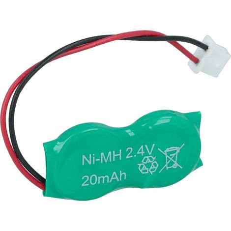 vhbw BIOS-Batterie kompatibel mit Toshiba Satellite 2210CDT, 2060CDS, 2100CDT, 2250CDT, 2140CDS, 2500CDS Computer Notebook (20 mAh, 2,4 V, NiMH) (1/5)