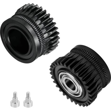 K1 Max Gears 2Pcs Nickel-Plated Steel Extruder Gears Compatible with Creality K1/K1C/K1 Max/Ender 3 V3 and Ender 3 V3 Plus 3D Printer (1/5)