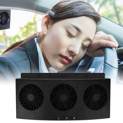 Auto-Abluftventilator 4000 U/min, 3 Lüfter, 2 Geschwindigkeiten, niedriger Geräuschpegel, gute Wärmeableitung, USB-Stromversorgung, kompatibel mit allen Fahrzeugen. (1/5)