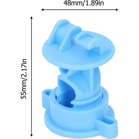 100 pièces isolant ABS 55mm longueur 48mm largeur boulon Type isolateurs pour clôture électrique jardin agricole bleu