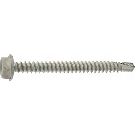 200 Vis autoperceuse inox A2 tête hexagonale DIN7504K longueur 19 mm - Diamètre 4,8 mm mm