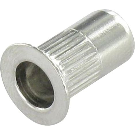 Ecrou à sertir Tête fraisée Cranté M4X11.5 INFC 35 Inox A2 - 1 pièce (1/4)