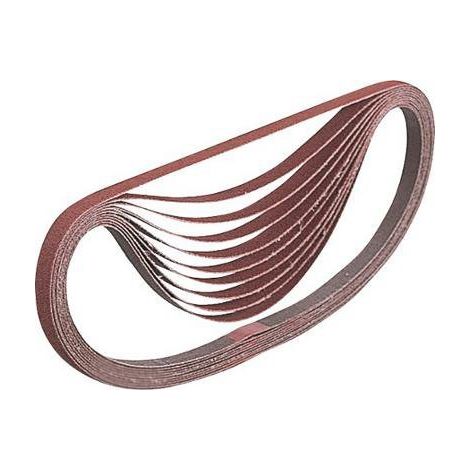 Ceinture de ponçage pour ponceuse à bande 30x533 mm K150 5 unités