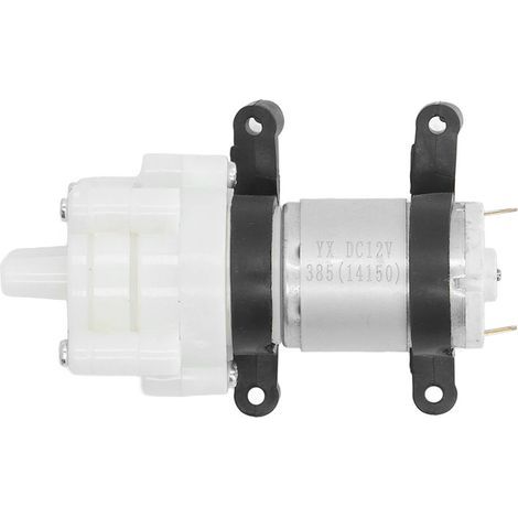 Pompe à eau cc 12V, puisard à diaphragme auto-amorçant pour la maison, moteur 385, support en PVC, levage de 3 mètres (1/5)