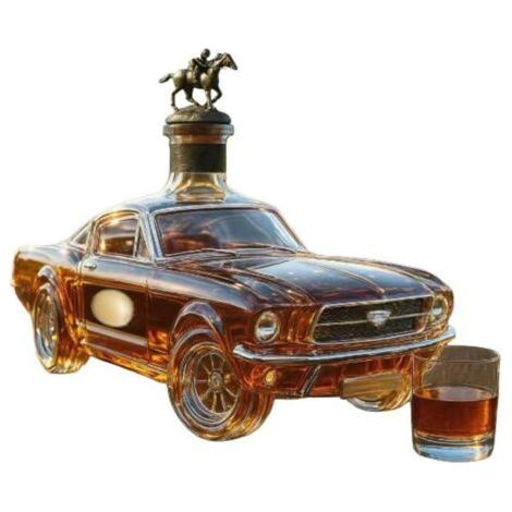 BUNTHAUS Carafe à whisky en forme de voiture en verre borosilicate (1/5)