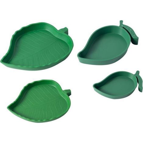 Abreuvoir Tortue - Bol Alimentaire Pour Reptiles - Plateforme Plate En Plastique - Pour Lézards Escargots - 1 Pièce (1/5)