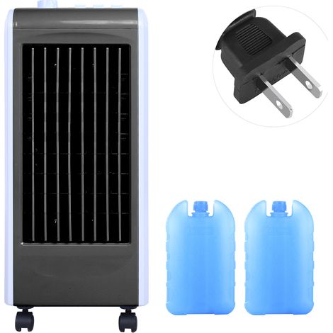 Enfriador de Aire Portátil 4 en 1 con Ruedas, Función Ventilador y Humidificador, Silencioso con Cajas de Hielo – Ideal para Salón y Oficina (1/5)