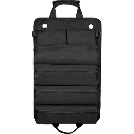 Werkzeugtasche, großes Fassungsvermögen, dick, schwarz (Auto/Laptop).