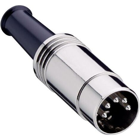 Connecteur rond DIN mâle, droit Lumberg 0131 05-1 Nombre de pôles: 5 argent 1 pc(s) D22255 (1/3)