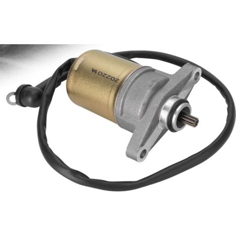 Démarreur compatible avec les moteurs GY6 47cc 49cc 50cc 4 temps QMB139, démarreur universel pour moteurs de petite cylindrée. (1/2)