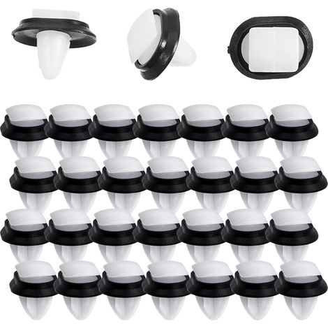 100 pezzi di clip per pannelli di rivestimento delle portiere delle auto, clip di fissaggio per pannelli delle auto, per F-iat Ducato Boxer Jumper 856543 71728806, foro da 9 mm