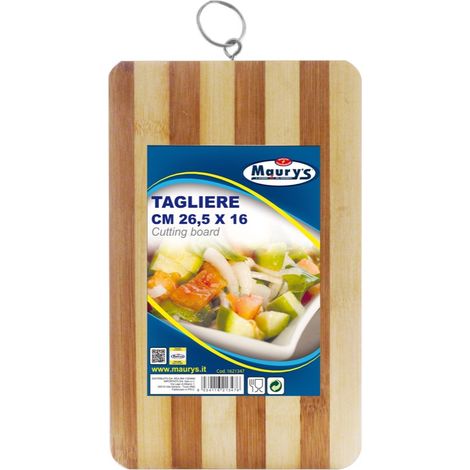 MAURY'S TAGLIERE TAGLI CON ANELLO 16 X 26.5 CM