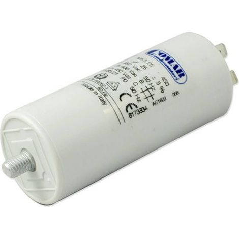 COMAR 600020 1 pz. Condensatore di funzionamento del motore 25 µF 450 V/AC 5 % (Ø) 40 mm (1/2)