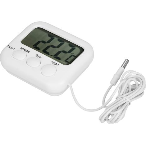 1 Termómetro de cocina, pantalla LED, resistente al agua, resolución de 0,1 grados, medición rápida, para carne a la barbacoa. (1/5)