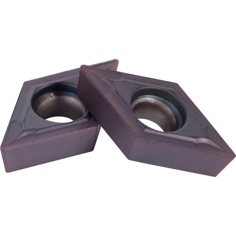 Ensemble 10 plaquettes carbure CNC pour tour à métaux, outils de coupe et tournage, rangées dans un coffret (1/5)